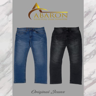 JEANS PANT -Light-Blue & Dark Ash Wash Denim - 253068
