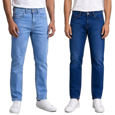 Rookies Jeans Pant 2 Pcs Combo Dk Blue & Lt Blue
